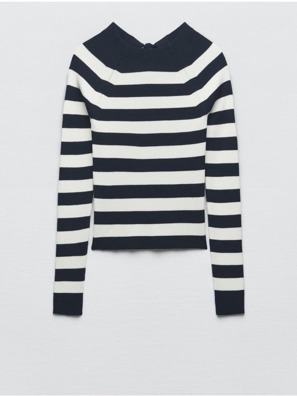 Zara Knit Sweater With Open Back